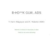 B  D ( * ) K GLW, ADS