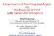 Experiences of Teaching and Applying  the Essence of TRIZ  with Easier USIT Procedure TRIZCON2002
