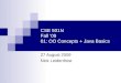 CSE 501N Fall ‘09 01: OO Concepts + Java Basics
