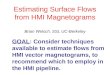 Estimating Surface Flows from HMI Magnetograms