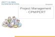 Project Management  - CPM/PERT