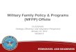Military Family Policy & Programs (MFPP) Offsite
