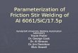 Parameterization of Friction Stir Welding of Al 6061/SiC/17.5p
