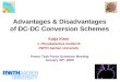 Advantages & Disadvantages of DC-DC Conversion Schemes