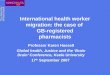 International health worker migration: the case of  GB-registered pharmacists