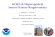 GOES-R Hyperspectral Sensor/Science Requirements