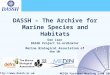 DASSH – The Archive for Marine Species and Habitats