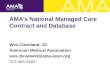 AMA’s National Managed Care Contract and Database