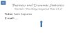 Business and Economic Statistics Tutorial 1: Describing Categorical Data ( Ch  4)