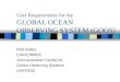 User Requirements for the GLOBAL OCEAN OBSERVING SYSTEM (GOOS)