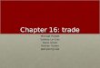 Chapter 16: trade