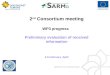 2 nd  Consortium meeting WP3 progress   Preliminary evaluation of received information