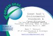 Green Seal’s Environmental Standards & Certification