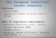 The European industrial trucks industry