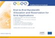 End-to-End Bandwidth Allocation and Reservation for Grid Applications