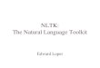 NLTK: The Natural Language Toolkit