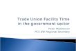 Trade Union Facility Time  in the government sector