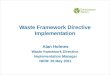 Waste Framework Directive Implementation