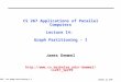CS 267 Applications of Parallel Computers Lecture 14:  Graph Partitioning - I