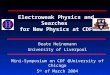 Electroweak Physics and Searches  for New Physics at CDF