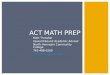 ACT Math Prep