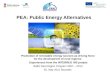 PEA: Public Energy Alternatives