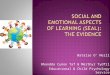 Social and emotional aspects of learning (SEAL): The evidence