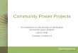 Community Power Projects