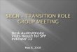 SECN –  Transition Role Group Meeting