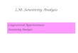 L30. Sensitivity Analysis