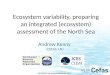 Ecosystem variability, preparing an integrated (ecosystem) assessment of the North Sea