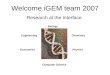 Welcome iGEM team 2007