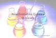 Reactividad  en Química Orgánica