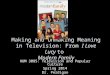 Making and Unmaking Meaning in Television: From  I Love Lucy  to  Modern Family