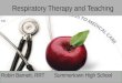 Respiratory Therapy and Teaching