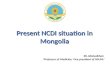Present NCDI situation in Mongolia