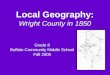 Local Geography: Wright County in 1850