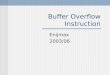 Buffer Overflow Instruction
