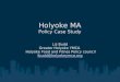 Holyoke MA Policy Case Study