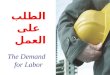الطلب على العمل  The  Demand   for Labor