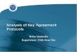 Analysis of Key Agreement Protocols