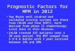 Prognostic Factors for MPM in 2012