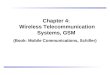 Chapter 4:  Wireless Telecommunication Systems, GSM
