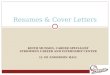 Resumes  & Cover Letters