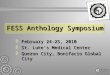 FESS Anthology Symposium
