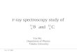 -ray spectroscopy study of