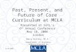 Past, Present, and Future of Core Curriculum at MCLA