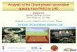 Analysis of the Direct photon associated spectra from RHIC to LHC
