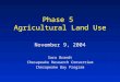 Phase 5  Agricultural Land Use
