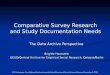 Comparative Survey Research and Study Documentation Needs The Data Archive Perspective